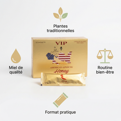 VIP Honey – Miel infusé aux plantes traditionnelles