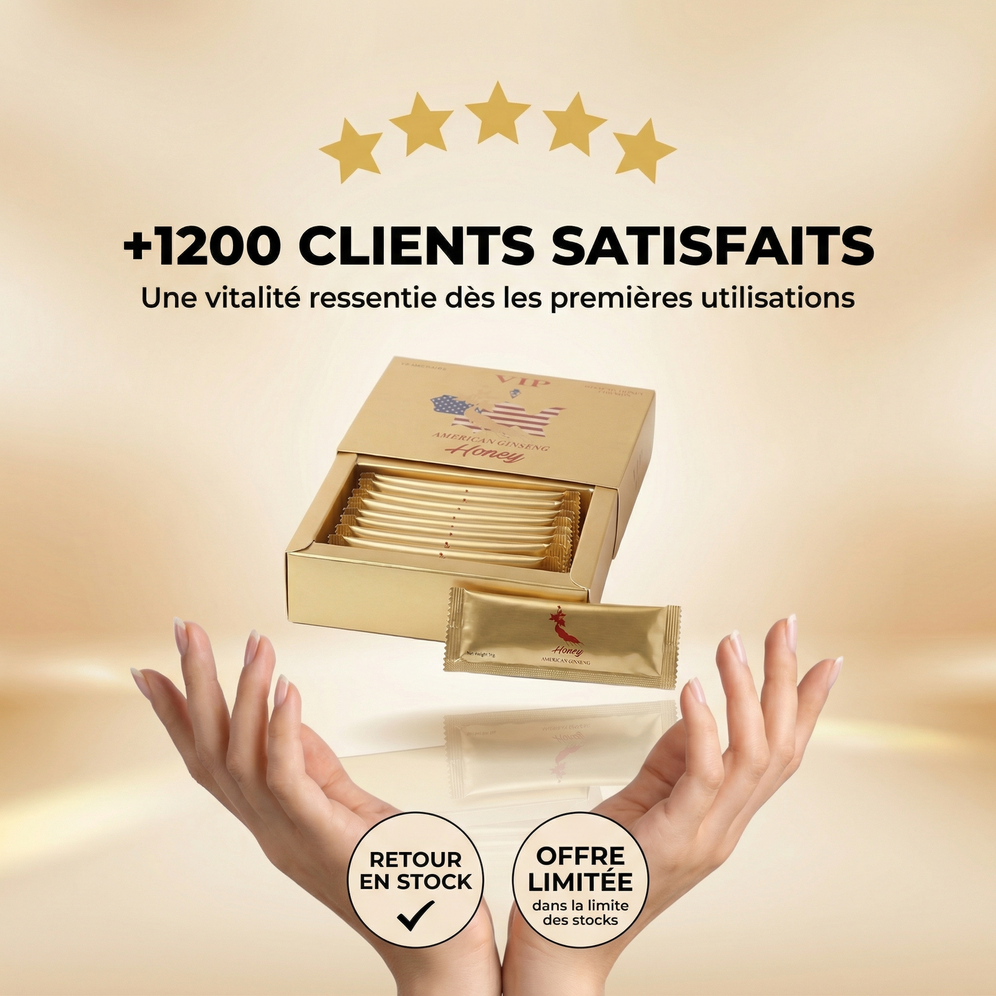 VIP Honey – Miel infusé aux plantes traditionnelles